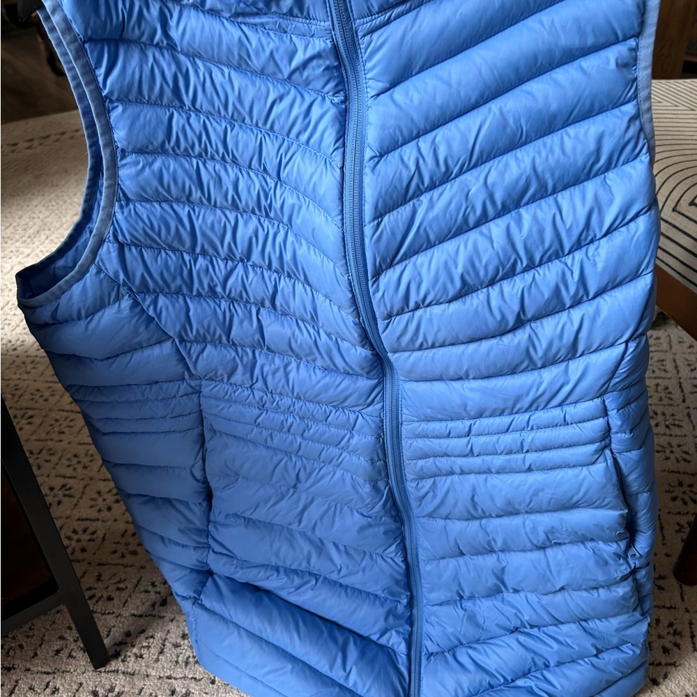 Lands' End Blue Quilted Vest